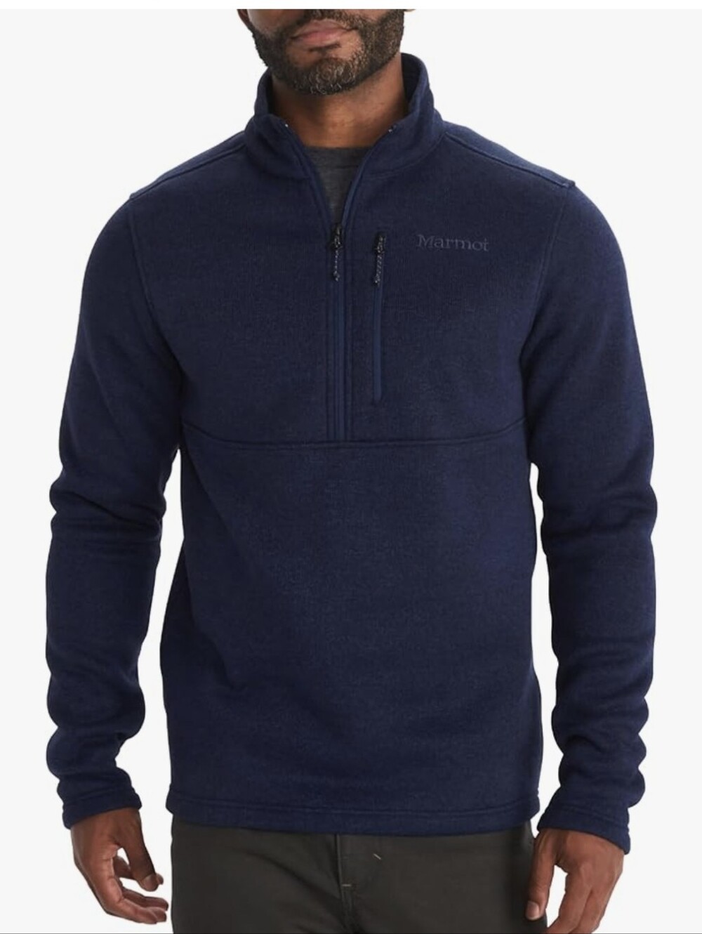 Marmot Men's Dark Navy Half-Zipper Pullover Sz.S